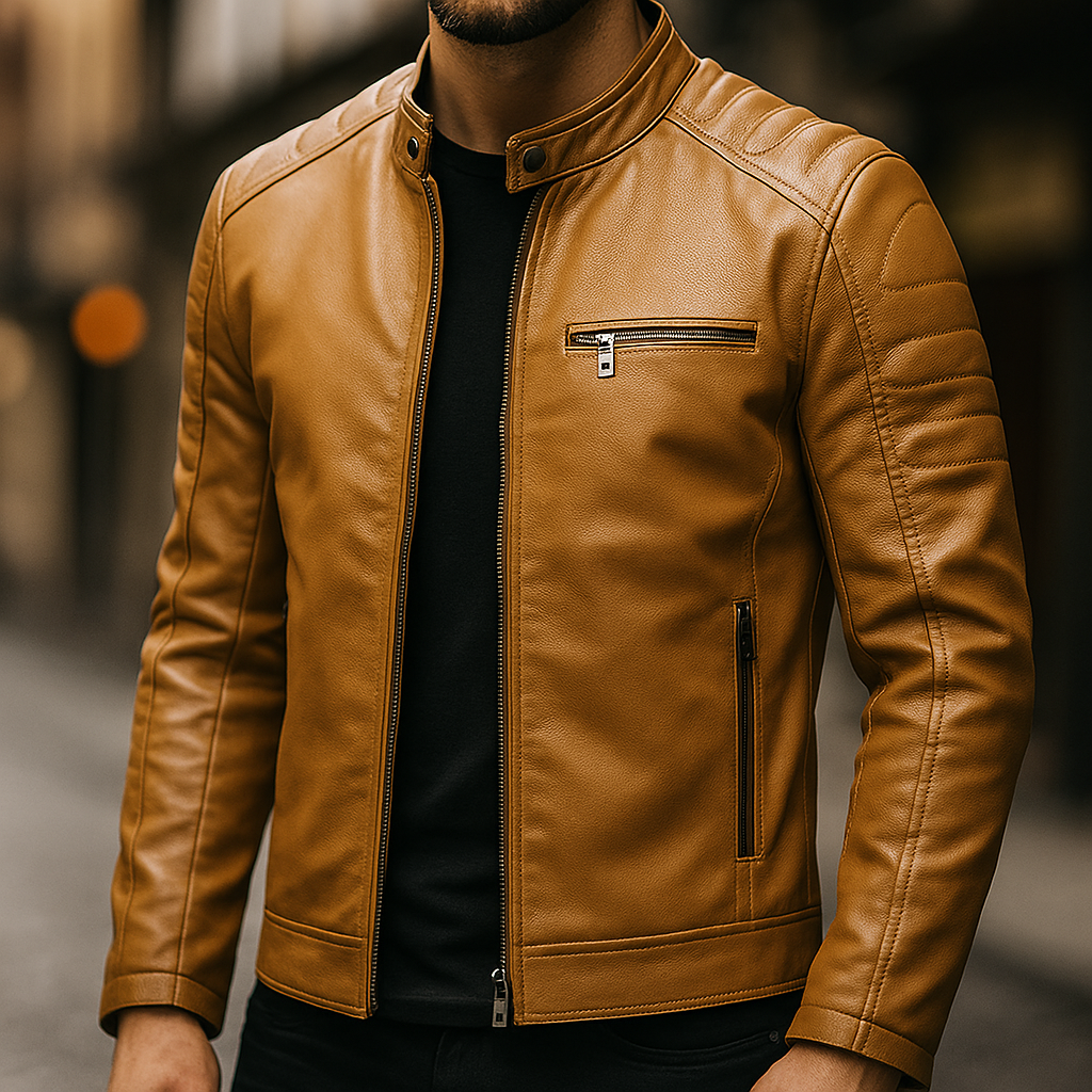 Theo | Leren Jas