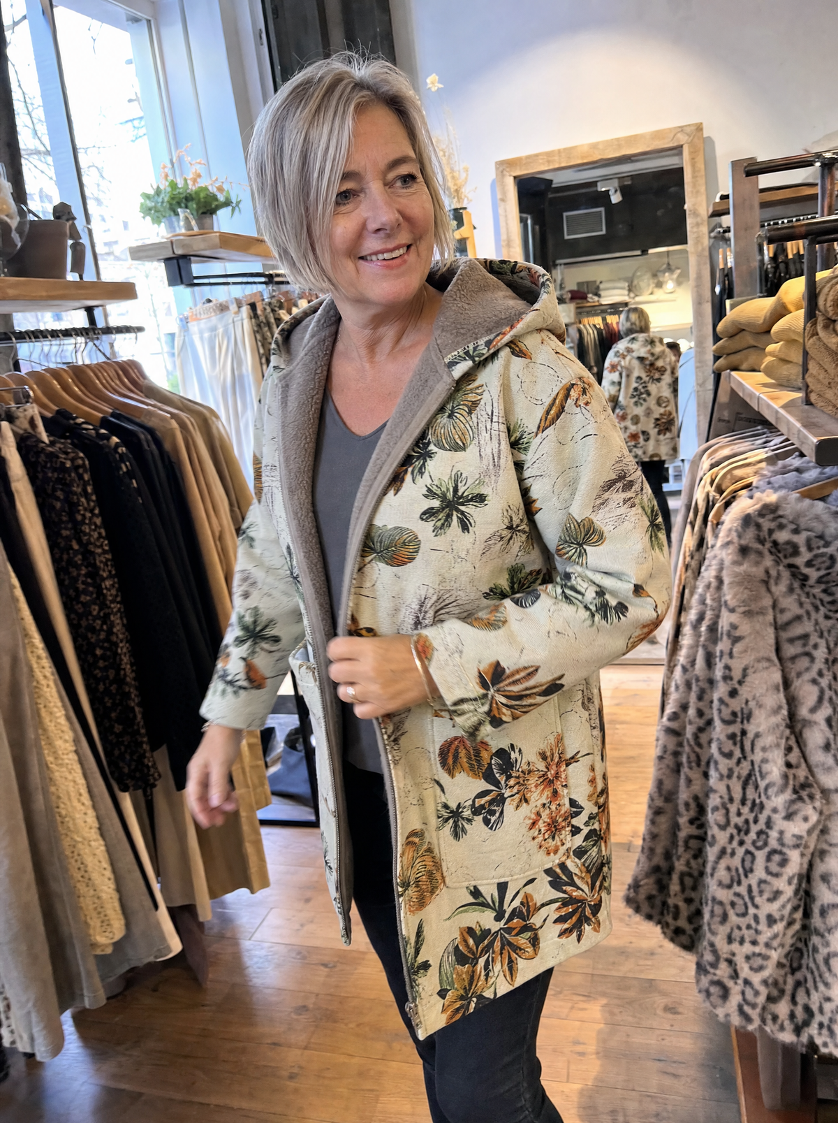 Corinne | Warme Fleece Jas