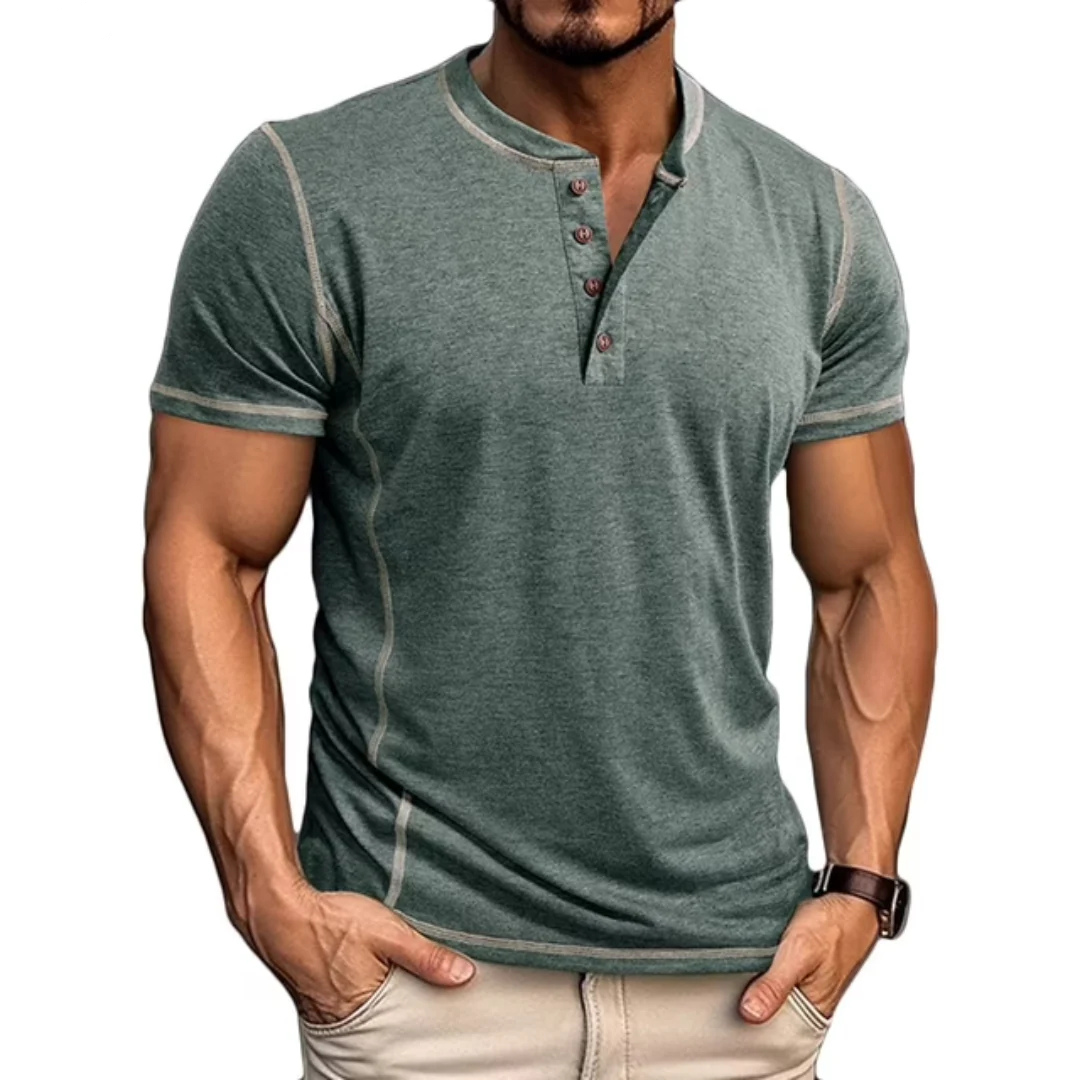 Tim | Trendy Henley Shirt