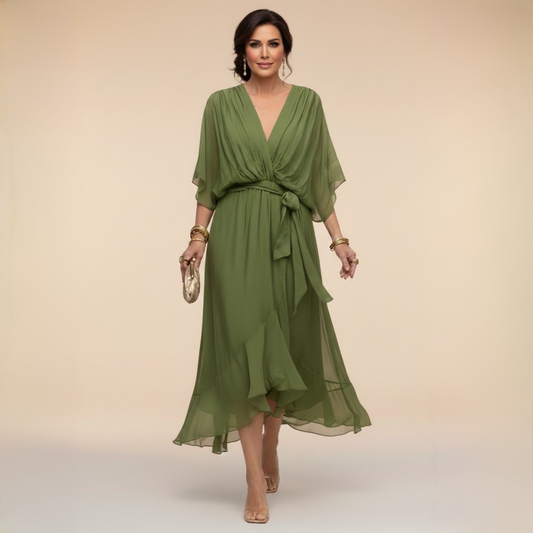Van Straaten Soraya Luxe Chiffon Jurk