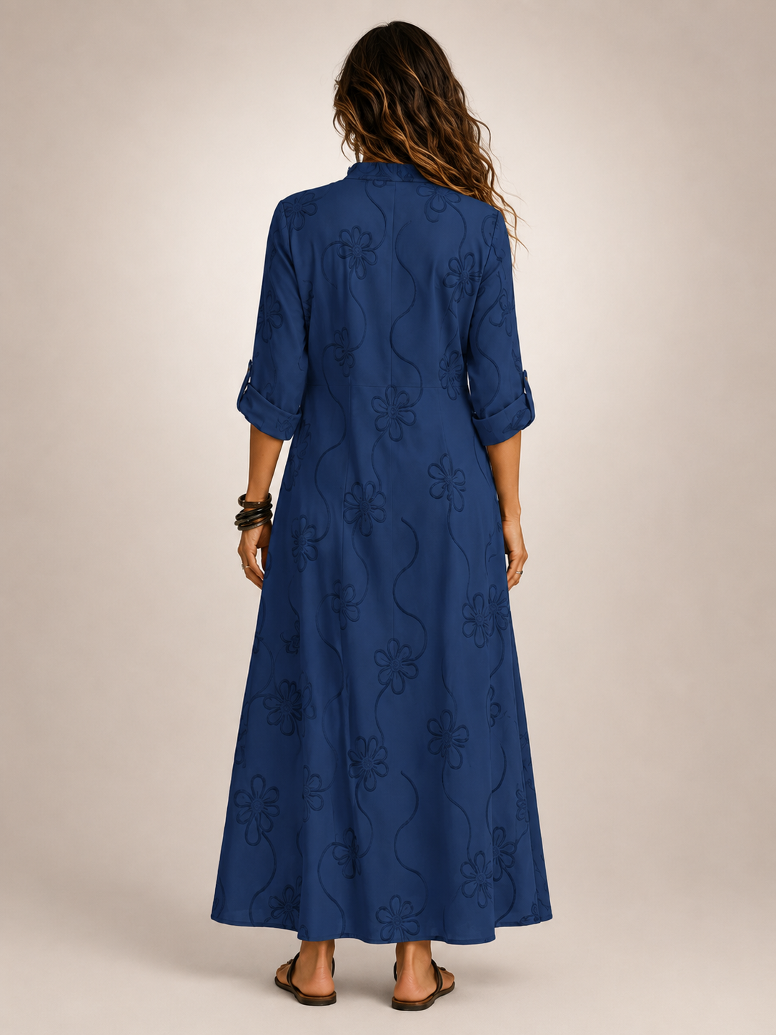 Fiene | Taille-verstevigende Bloemen Zomerjurk