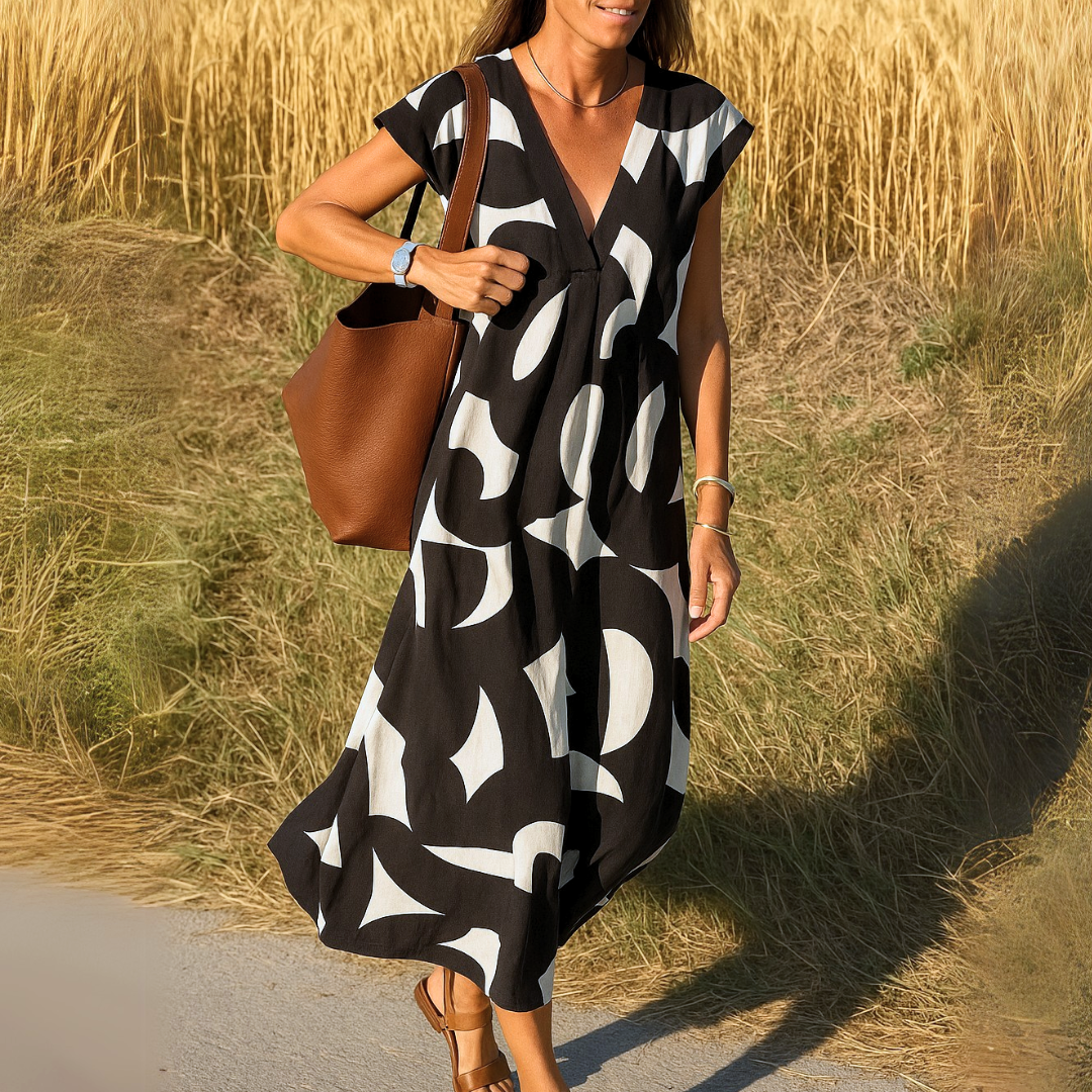Van Straaten Amara Print Jurk
