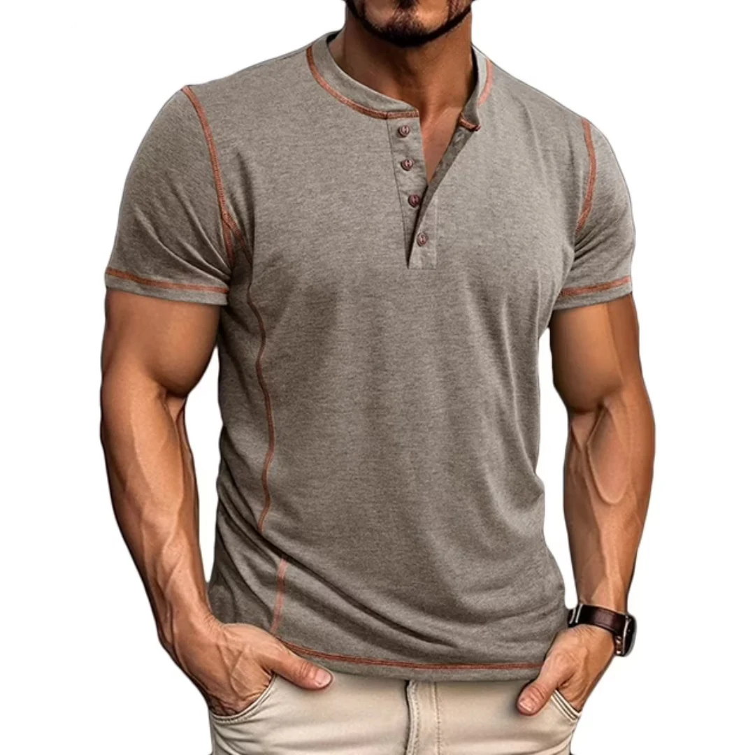 Tim | Trendy Henley Shirt