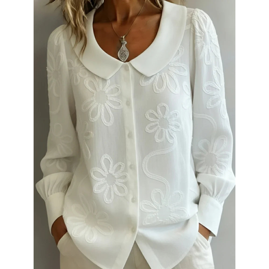 Van Straaten Claura Embroidered Elegance Blouse