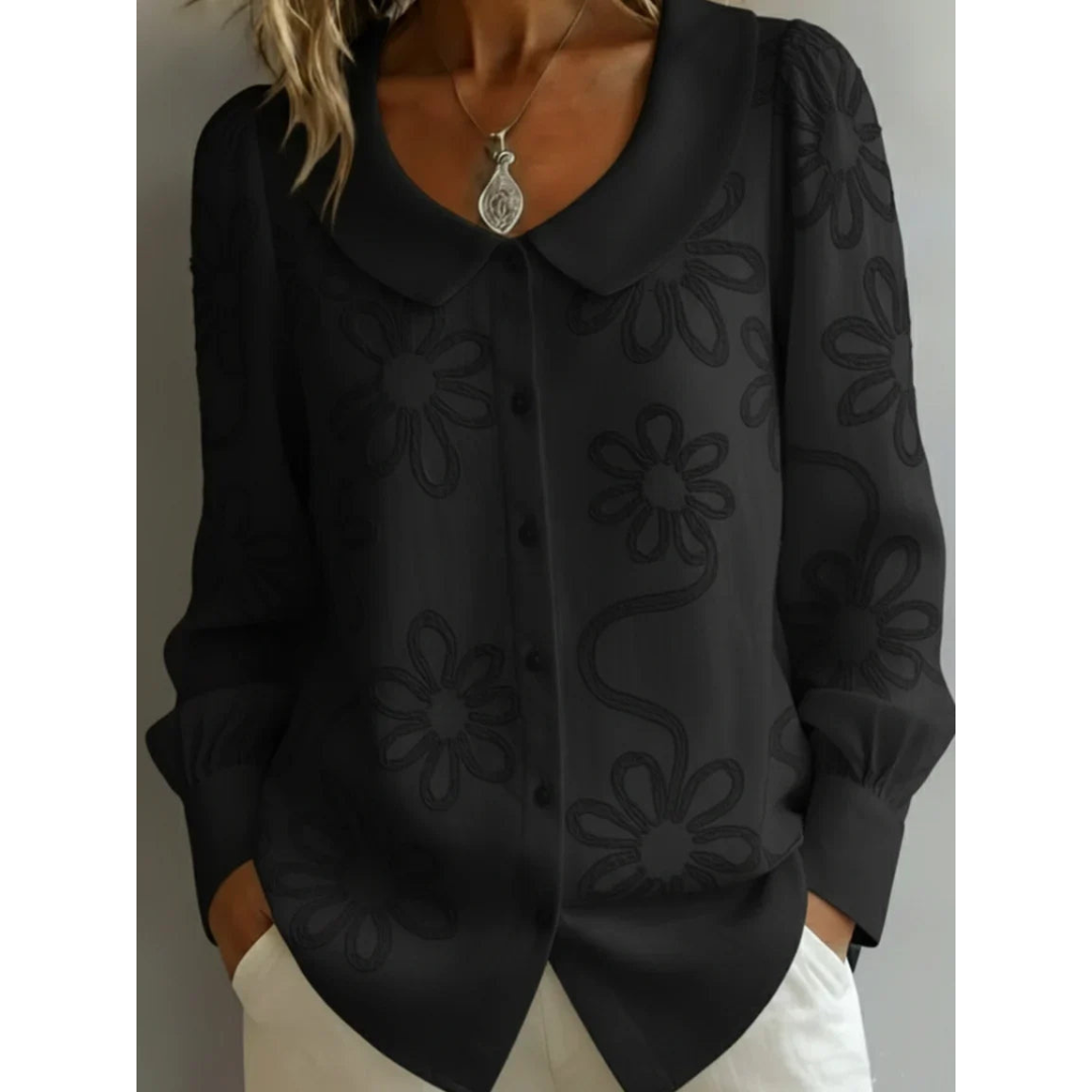 Van Straaten Claura Embroidered Elegance Blouse