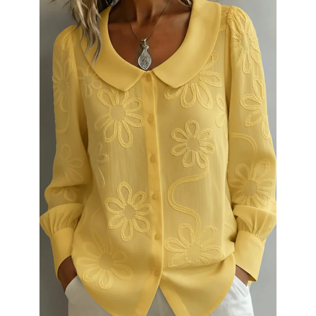 Van Straaten Claura Embroidered Elegance Blouse