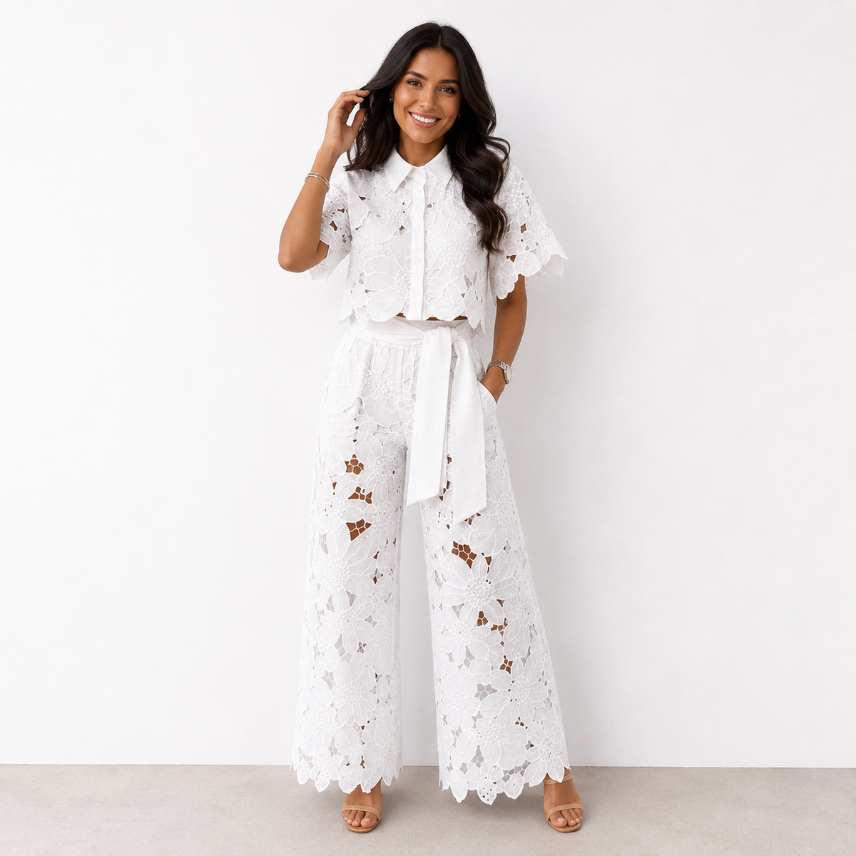 Isabela | Elegante Kant Tweedelig Set