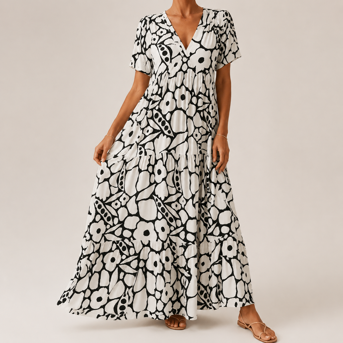 Chloe | Lange Boho-Chic Jurk