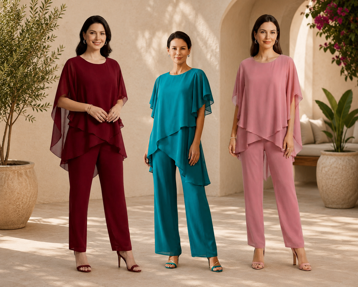 Van Straaten Elvira Chiffon Set