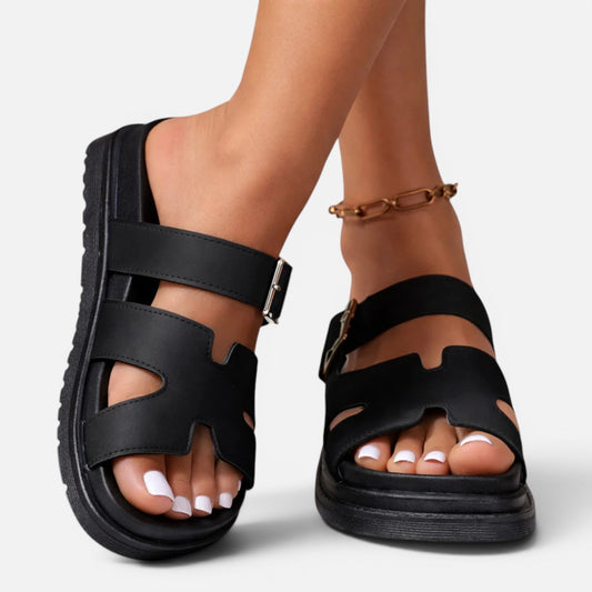 Ingrid | Comfortabele Platformsandalen met Brede Pasvorm