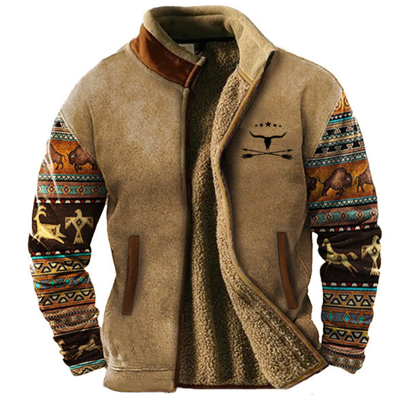 Thijs | Fleecejack met Sherpakraag