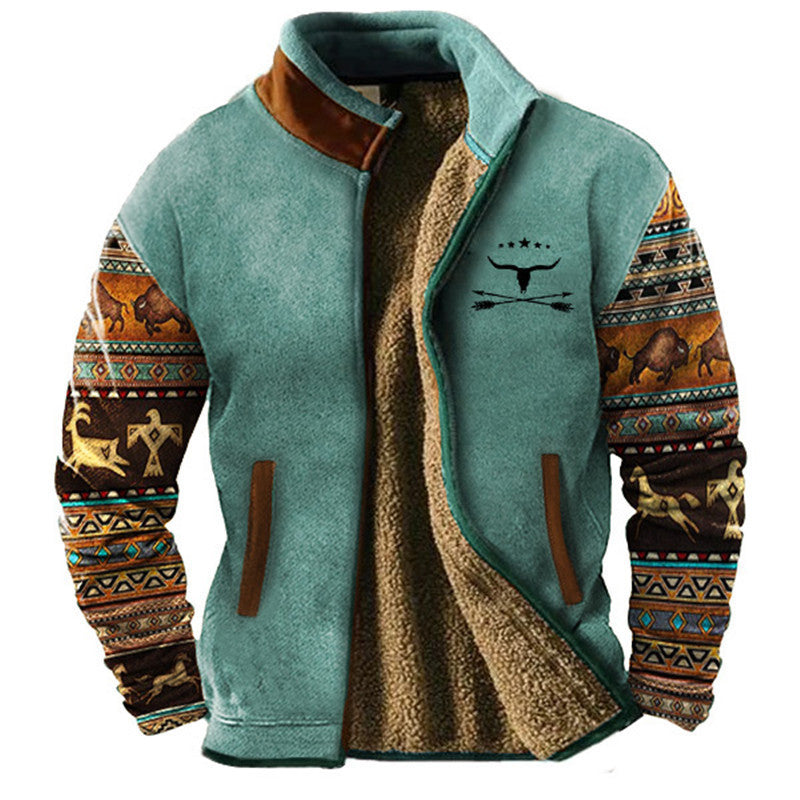 Thijs | Fleecejack met Sherpakraag