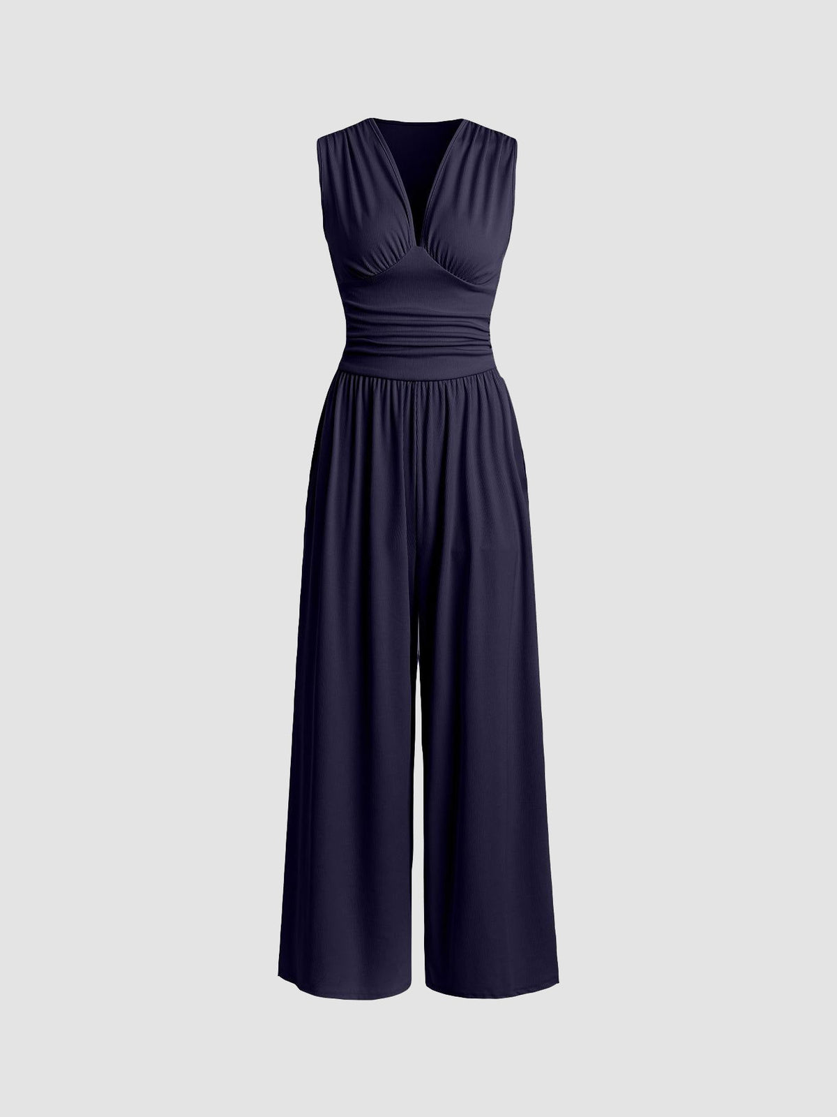 Charity | Mouwloze Wijdbeens Jumpsuit