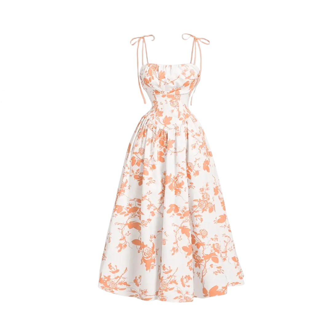 Rosalie | Franse Bloemen Cami Jurk