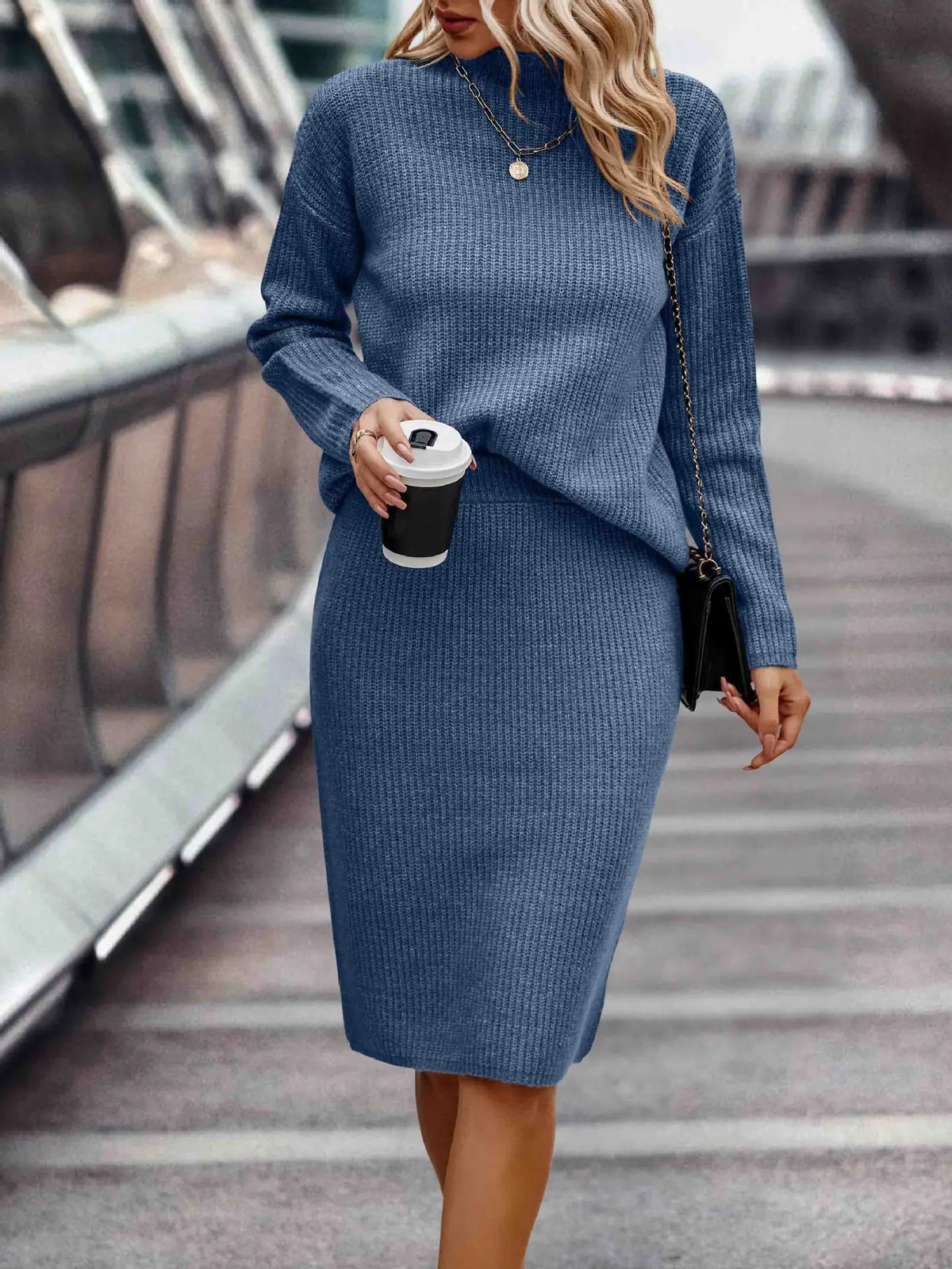 Elegance | 2-delig Dames Set Pullover & Rok