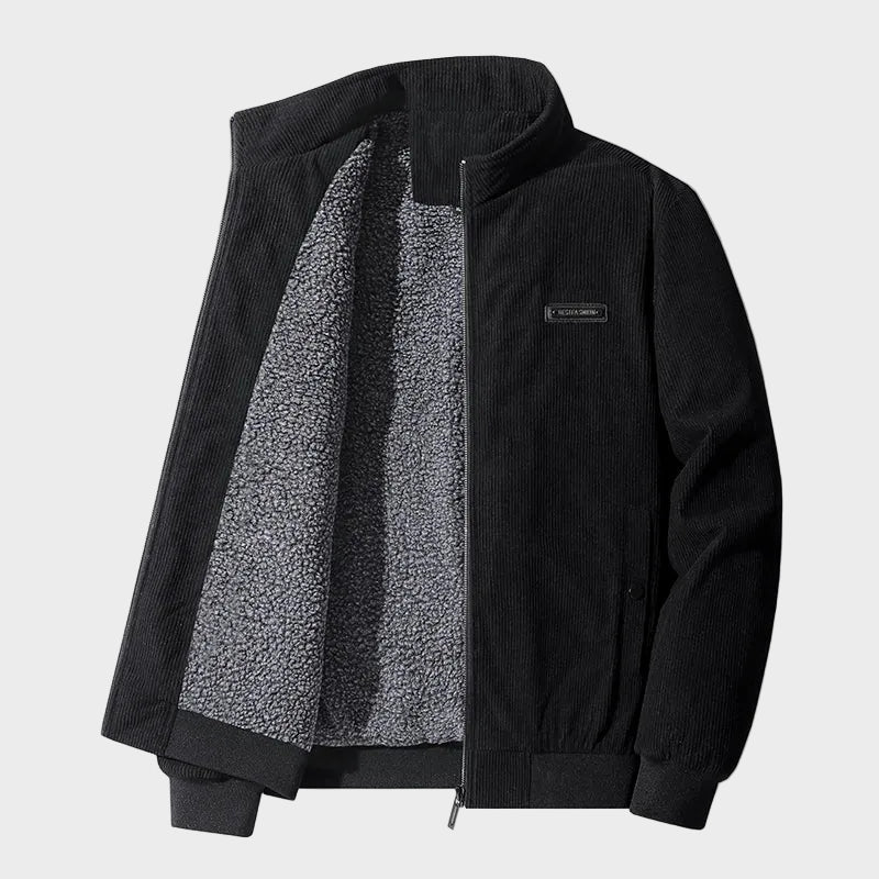 Udo - corduroy jas met fleece voering