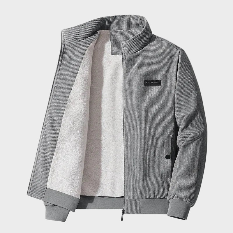 Udo - corduroy jas met fleece voering