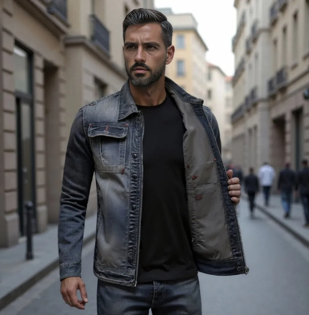 Van Straaten - Conti Heritage Denim Herenjack