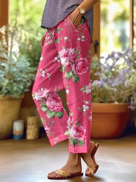 Rosanne | Fleurige Vrijetijdsbroek