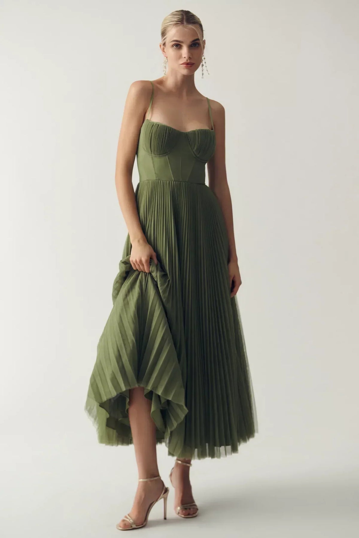 Van Straaten Serelina Open Rug Maxi Jurk