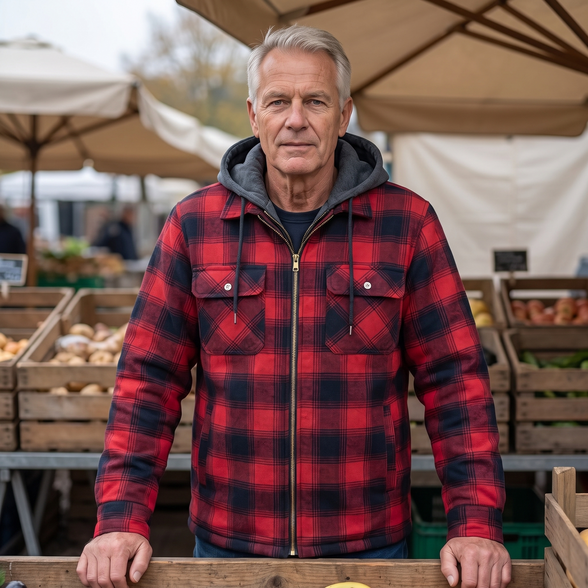 Jan | Geruite Jas