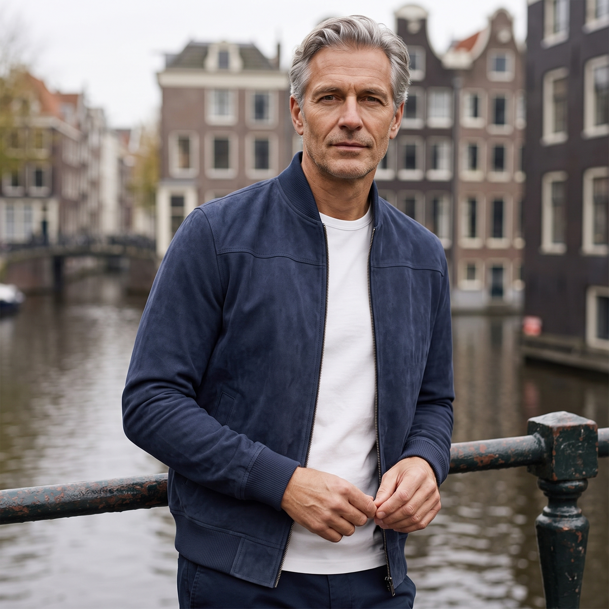 Bert | Bomberjack met Boordkraag