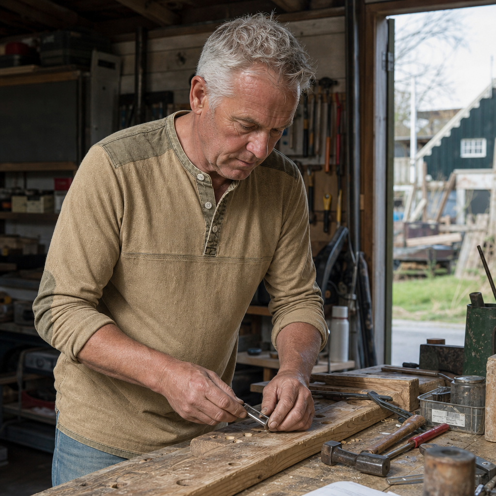 Hidde | Henley met Schouderstuk