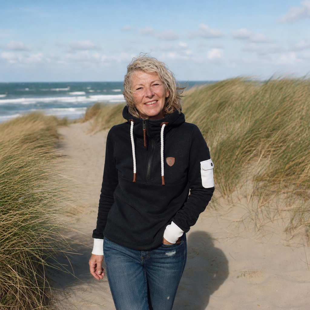 Lotte | Hoodie met Hoge Kraag