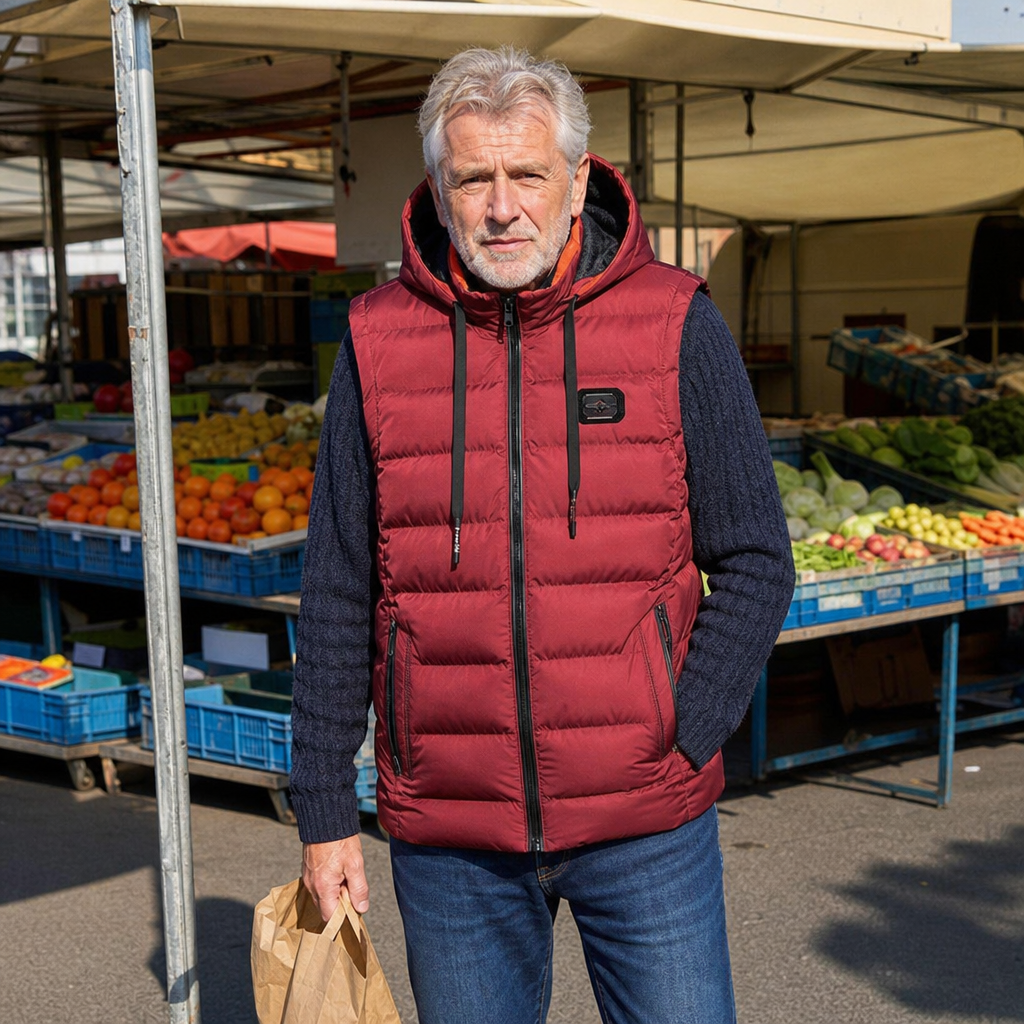 Bas | Bodywarmer met Capuchon