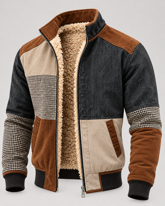Meint | Jack met Kleurvlakken en Sherpakraag