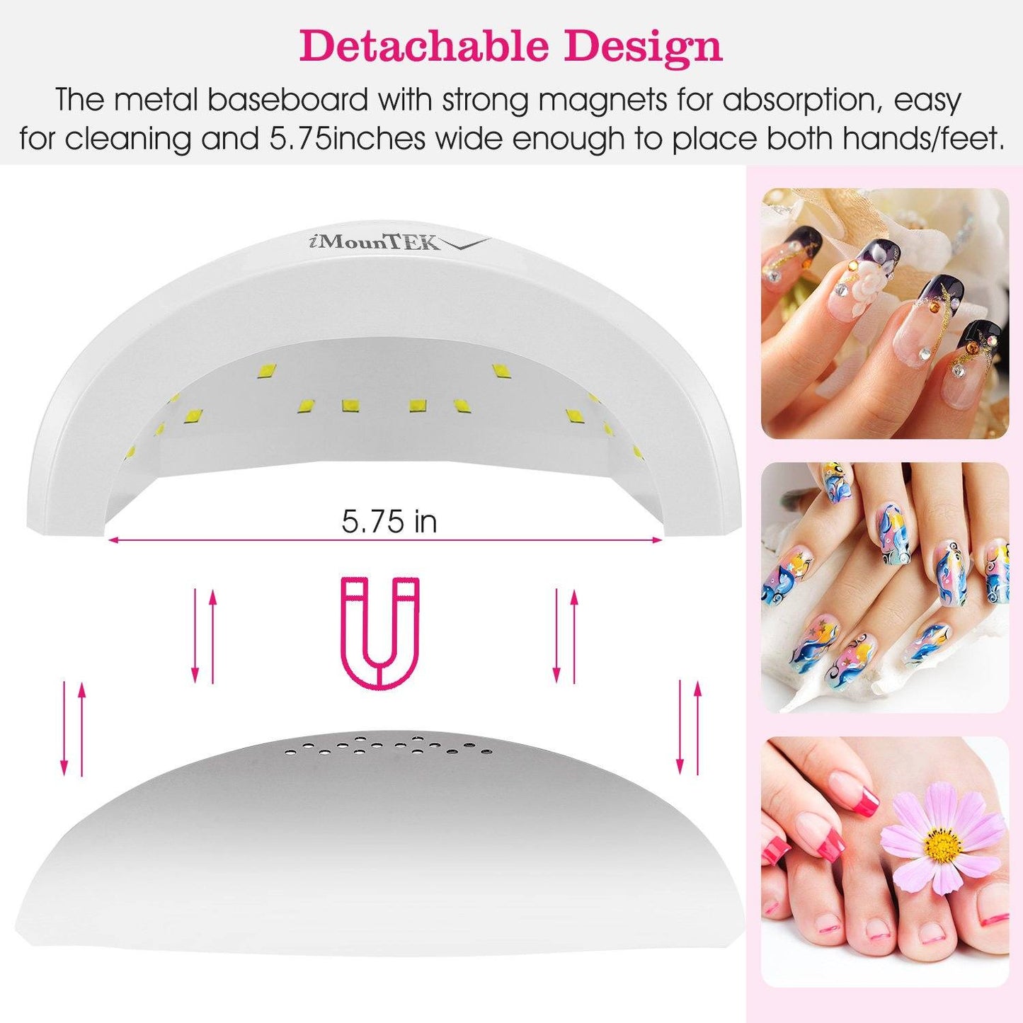 Nageldroger 48W/24W UV LED Lamp