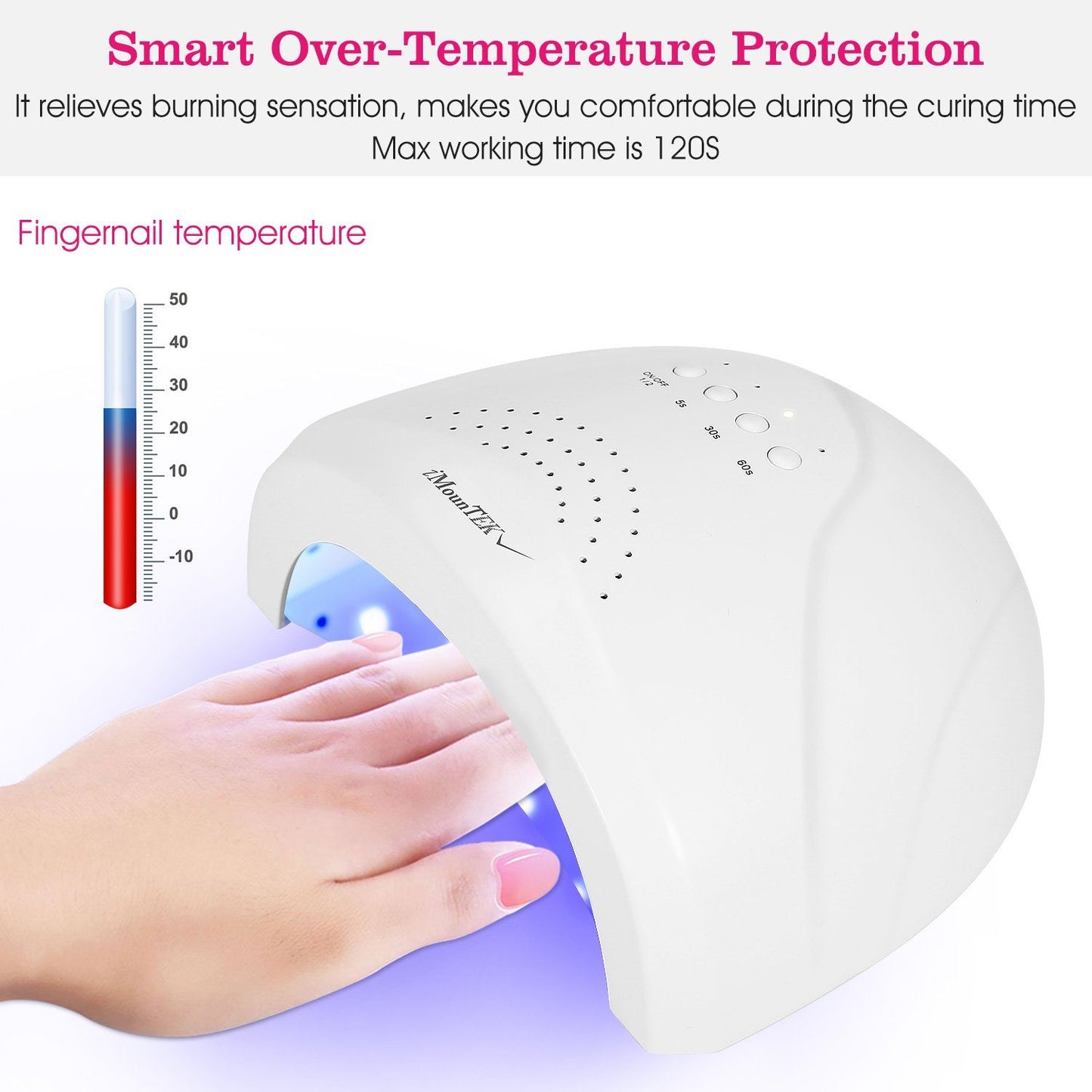 Nageldroger 48W/24W UV LED Lamp