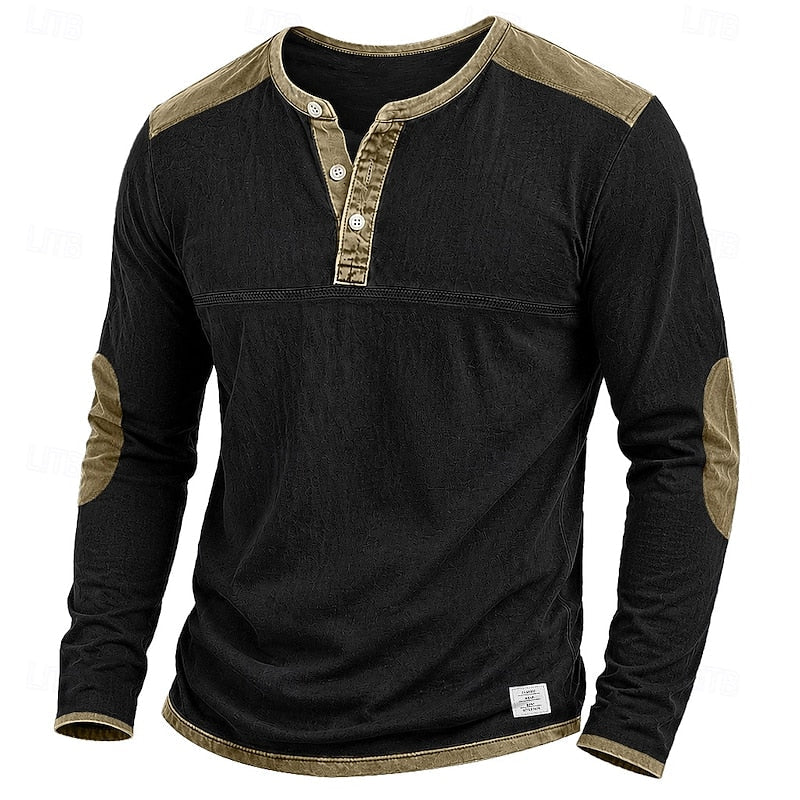 Hidde | Henley met Schouderstuk