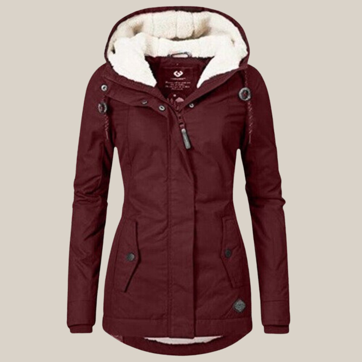 Elsje | Winterparka met Capuchon en Teddyvoering