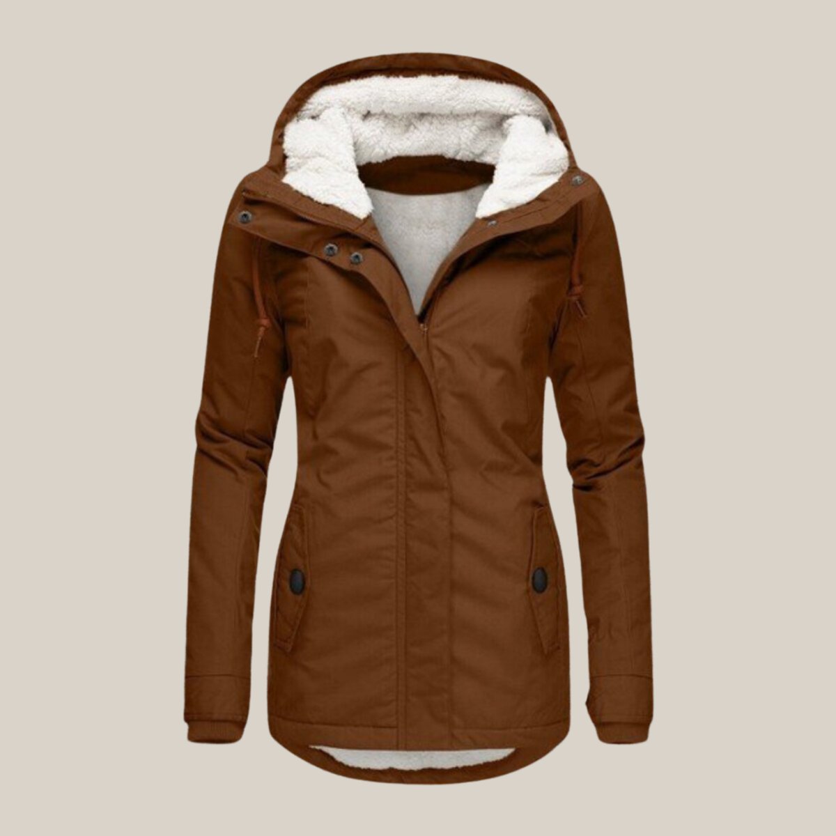 Elsje | Winterparka met Capuchon en Teddyvoering