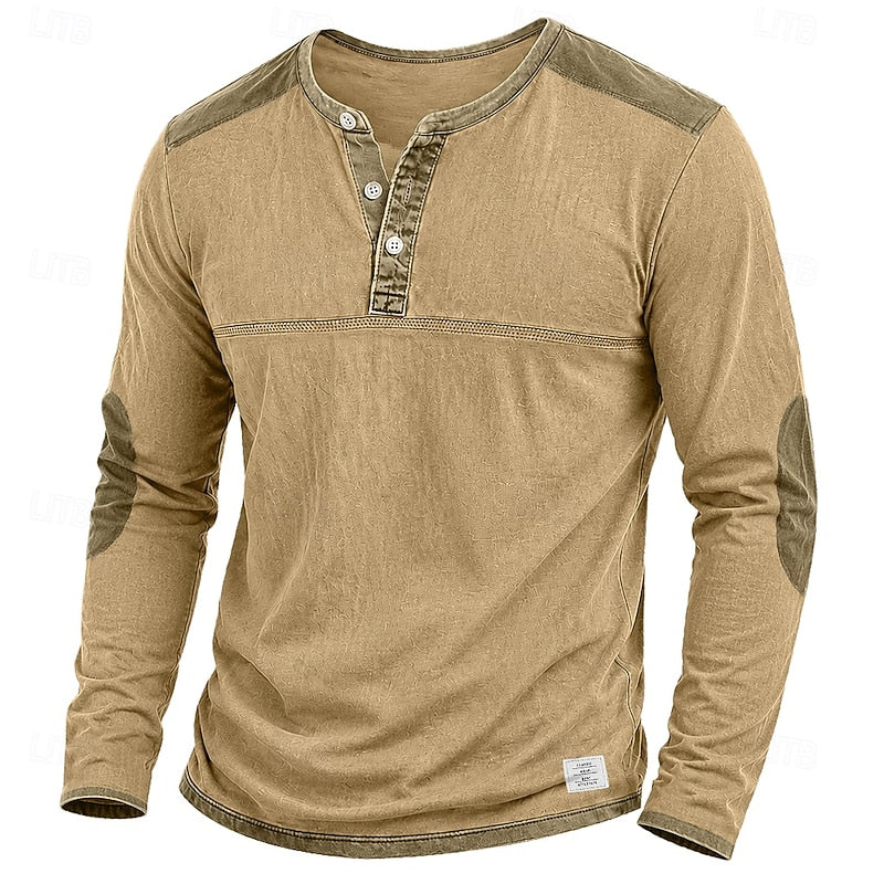 Hidde | Henley met Schouderstuk